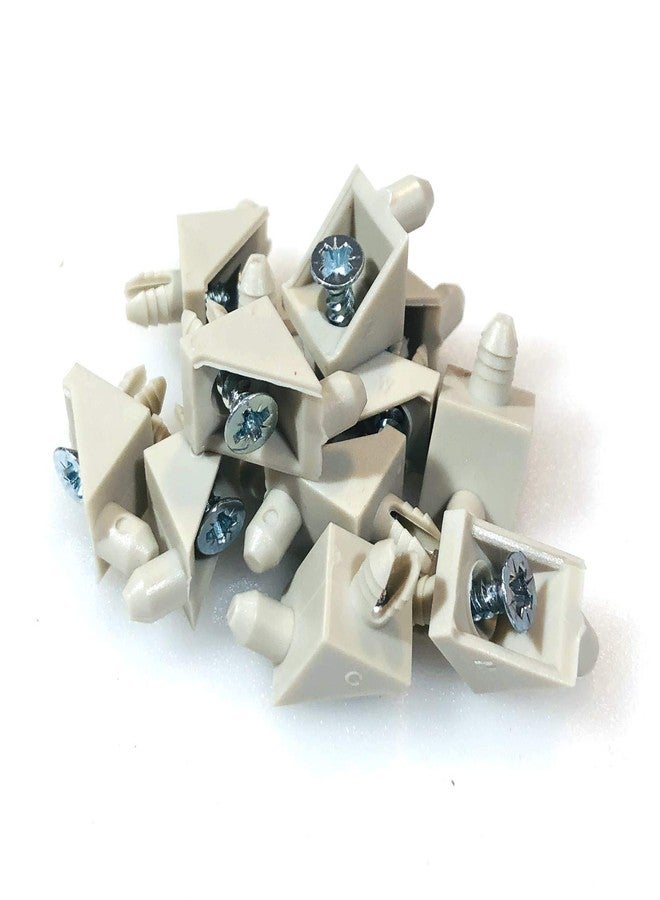 ReplacementScrews مسامير بديلة بيج اللون لدبابيس دعم الرفوف متوافقة مع قطعة ايكيا رقم 115344 (باكس، كومبليمنت) (عبوة من 12 قطعة) - Image 2